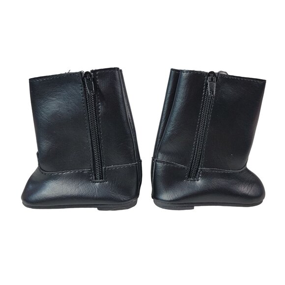 Clothes Boots For 18" Dolls Black Zipper Winter Fashion Shoes Accessories OG AG - Picture 5 of 7